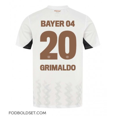 Bayer Leverkusen Alejandro Grimaldo #20 Udebanetrøje 2024-25 Kortærmet Bayer Leverkusen Alejandro Grimaldo #20 Udebanetrøje 2024-25 Kortærmet